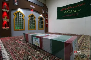 وداع با پیکر شهیده فاطمه اسدی