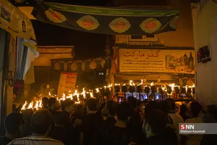 مراسم مشعل گردانی در قم