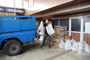 بسته بندی بسته های حمایتی آسیب‌ دیدگان کرونا در قم