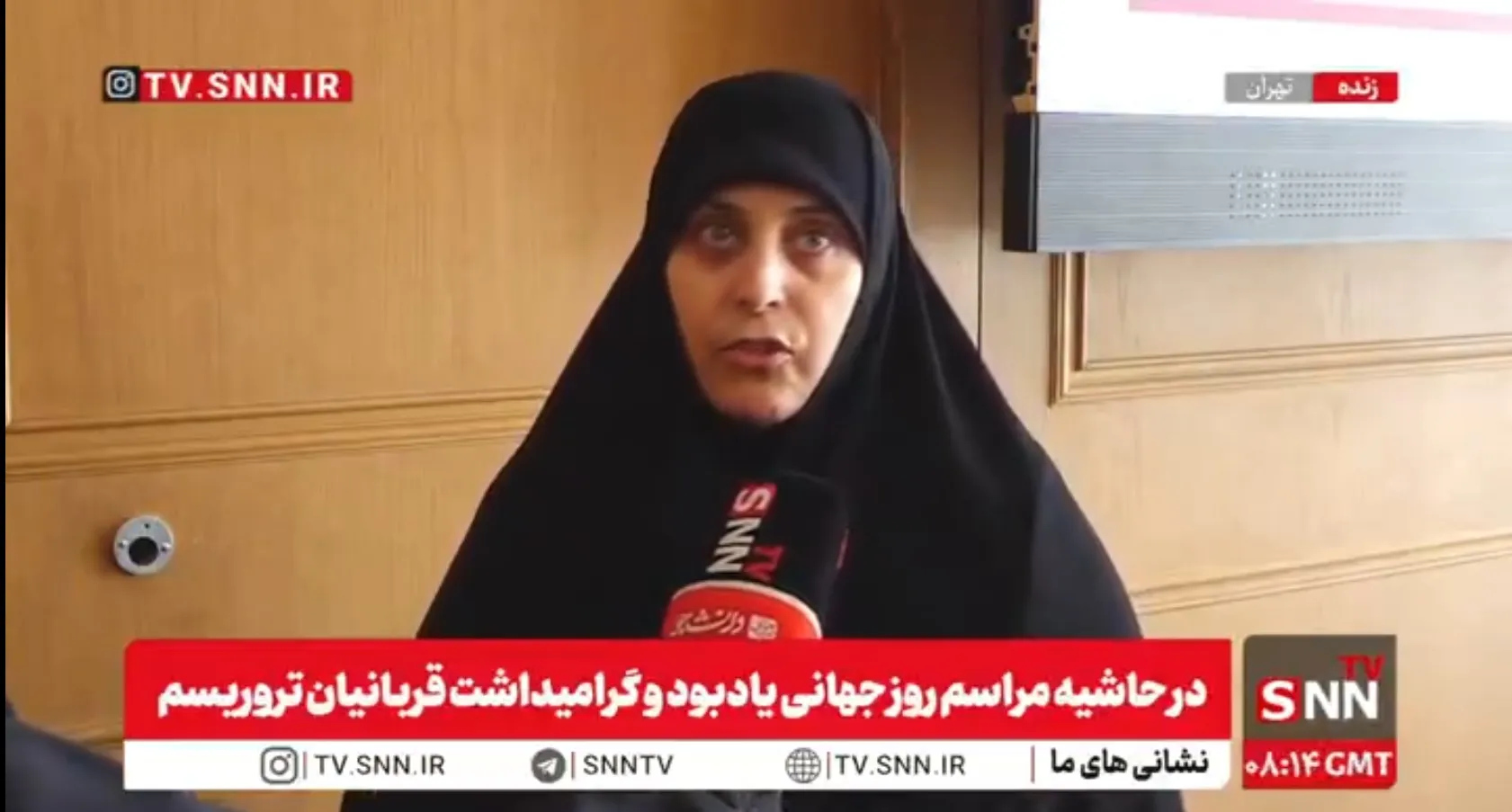بزرگترین آرزوی من خونخواهی رهبرم و شهدای مقاومت است + فیلم