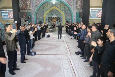 آیین سوگواری حضرت اباعبدالله الحسین (ع) در موزه ملی انقلاب اسلامی و دفاع مقدس برگزار شد