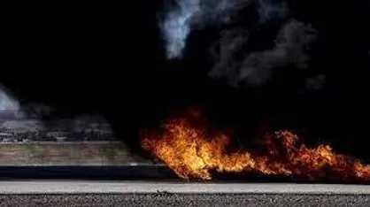 انفجار یک هواپیمای حامل مهمات در شبه جزیره کریمه