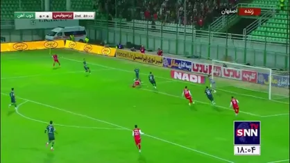 خلاصه نیمه دوم دیدار پرسپولیس و ذوب آهن