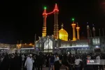 شب شهادت امام رضا(ع) در حرم حضرت معصومه(س)