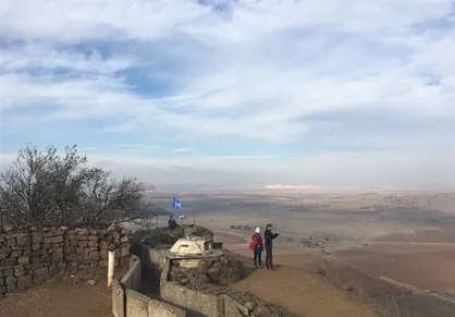 تظاهرات اهالی جولان اشغالی در محکومیت تصمیم ترامپ