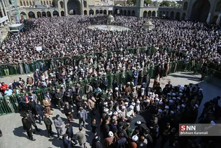  تشییع آیت‌الله علوی گرگانی در قم