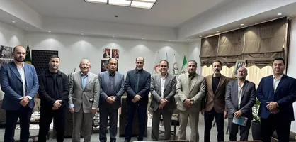دیدار مسئولان و کادر فنی تیم ملی کاراته با رئیس کمیته ملی المپیک