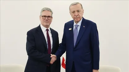 دیدار و گفتگوی رجب طیب اردوغان، رئیس جمهور ترکیه با کی&zwnj;یر استارمر، نخست وزیر بریتانیا در آنکارا + فیلم