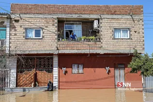 جاری شدن سیل در  استان گلستان