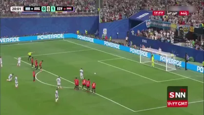 پنالتی مسی توسط مصطفی شبیر مهار شد / مصر  1 - 0 آرژانتین