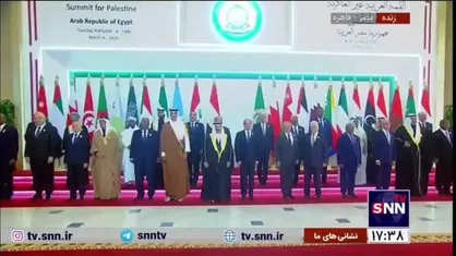 عکس یادگاری سران کشور&zwnj;های عربی در حاشیه نشست فوق العاده سران اتحادیه عرب