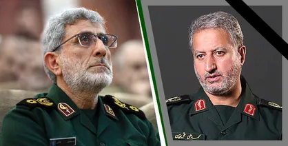 پیام سردار قاآنی برای سردار حق بین: شما در خیبر را شکستید