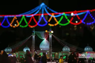 مسجد جمکران در شب نیمه شعبان 