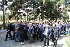 مراسم تشییع سرمربی پیشین تیم ملی کشتی فرنگی برگزار شد