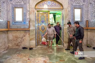 حرم مطهر شاهچراغ(ع) ساعاتی پس از حمله تروریستی