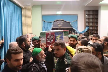تشییع پیکر سردار شهید حمید مازندرانی در گلستان + فیلم