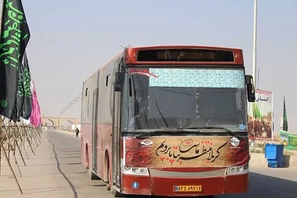 استقرار اتوبوس&zwnj;های ویژه اربعین به مقاصد نجف و کربلا