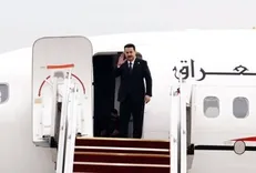نخست وزیر عراق در رأس هیئت عالی رتبه سیاسی و اقتصادی وارد تهران شد