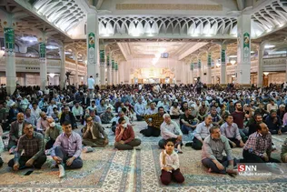 حال و هوای حرم حضرت معصومه (س) در شب میلاد امام رضا (ع)
