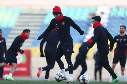 پرسپولیسی&zwnj;ها آماده بازی مقابل مس رفسنجان شدند