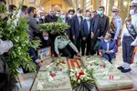مراسم بزرگداشت شهیدان رجایی و باهنر در بهشت‌ زهرا (س)