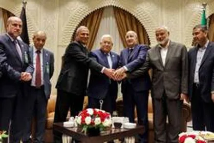 &laquo;عبدالمجید تبون&raquo; رئیس&zwnj;جمهور الجزائر دیداری میان رهبر حماس و رئیس تشکیلات خودگردان فلسطین در این کشور ترتیب داد
