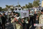 تشییع پیکر مطهر شهید «رضا زارع‌ مویدی» شهید مدافع امنیت در شیراز