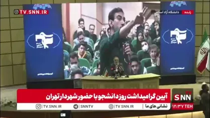 بحث یک دانشجو و زاکانی درباره مساله خانه اندیشمندان علوم انسانی