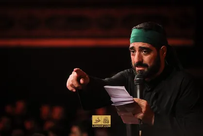عزاداری شب اول محرم ۹۸ در ریحانه الحسین با مداحی حاج سید مجید بنی فاطمه +تصاویر