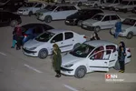 احیای شب بیست و سوم ماه مبارک رمضان در پارک کوهستانی دراک شیراز با حضور مردم در خودرو ها با حفظ فاصله گذاری اجتماعی