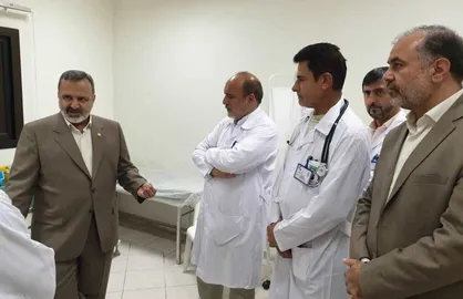 رشیدیان: هیچ زائر بستری در مراکز درمانی نداریم/رصد و کنترل پزشکی زائران دارای ریسک بالا