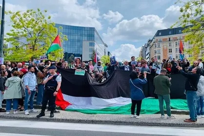 برگزاری تجمع در مقابل مقر اتحادیه اروپا در &laquo;بروکسل&raquo;