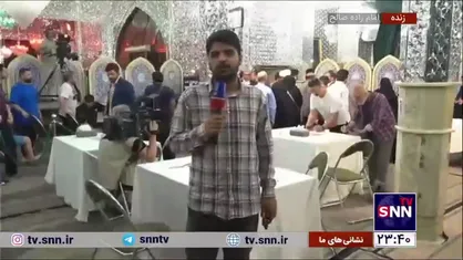 امامزاده صالح همچنان شلوغ است