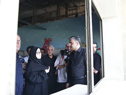 سخنگوی دولت از بیمارستان آسیب&zwnj;دیده بوشهر بازدید کرد