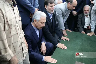 مراسم تجدید میثاق دانشگاهیان با آرمان های امام(ره)
