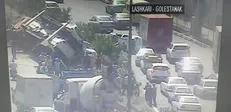 واژگونی تریلر حمل خودرو