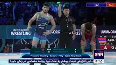 پیروزی 8 بر 4 محمد نخودی مقابل آزادکار ارمنستانی