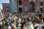 تشییع پیکر مطهر شهید «رضا زارع‌ مویدی» شهید مدافع امنیت در شیراز