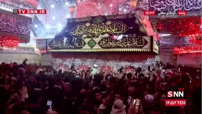 تصاویری از دلدادگان اربعین حسینی در حرم مطهر حضرت امام حسین (ع)