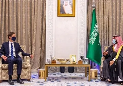 دیدار ولیعهد سعودی و مشاور ارشد ترامپ در ریاض