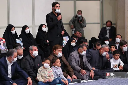 دیدار خانواده شهدای حادثه تروریستی شاهچراغ شیراز با رهبر معظم انقلاب