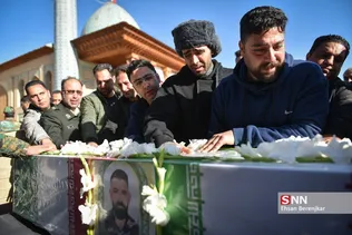 تشییع پیکر شهید پلیس افتخاری «محمود هوشمندی» در شیراز