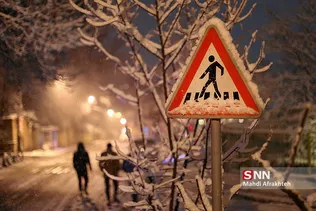 بارش برف در تهران
