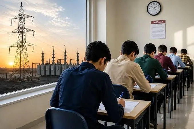 آتش‌زدن پایه برق، کنکور اهواز را نیم‌ساعتی با اختلال مواجه کرد