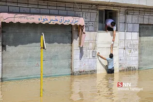 جاری شدن سیل در  استان گلستان