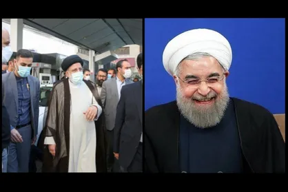 از نیشخند روحانی تا حضور میدانی رئیسی؛ سبک مدیریت دو رئیس&zwnj;جمهور در آبان چگونه بود؟+فیلم
