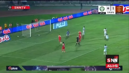 گل دوم پرسپولیس به ذوب آهن توسط پویا شهرآبادی روی حرکت تیمی زیبا /  پرسپولیس 2 - 0 ذوب آهن