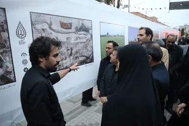 برپایی نمایشگاه سومین سوگواره عکس سقا در اردبیل