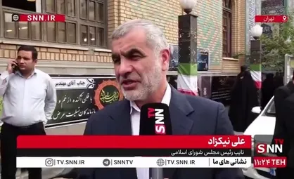 نیکزاد: مجلس یکشنبه نامه نمایندگان درباره ساخت بمب هسته&zwnj;ای را بررسی می&zwnj;کند