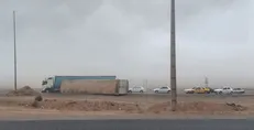 مسدودی جاده قدیم ساوه-تهران